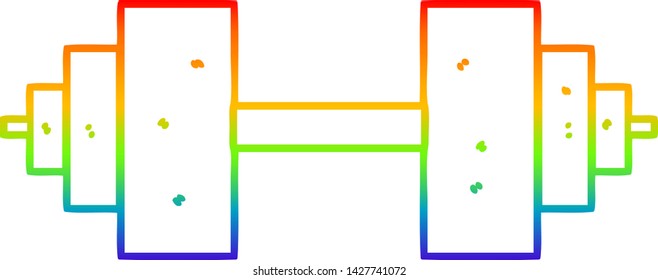 Regenbogen-Farbverlauf-Zeichnung einer Zeichenkette