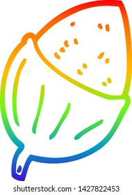 Regenbogengradientenzeichnung einer Cartoon-Akkorde