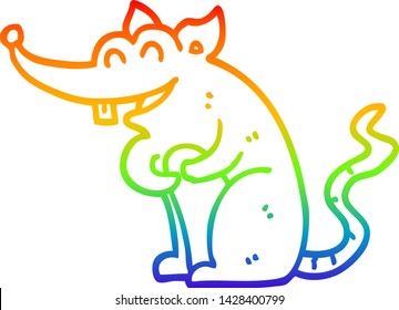 dibujo de una rata de dibujos de una rata de dibujos animados
