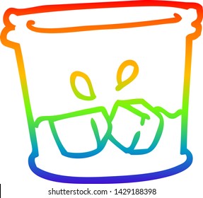 dibujo de una bebida de dibujos animados en tumbler