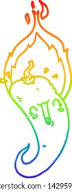 dibujo de una caricatura de pimienta picante
