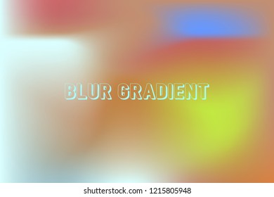 Rainbow gradient mesh background. Abstract blurred smooth image. Smooth blend banner template. Iridescent holographic wallpaper, frame, banner. Funky gradient texture vector illustration