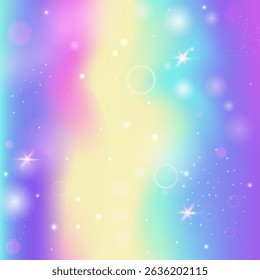 Rainbow Gradient. Purple Fairy Pattern. Unicorn Background. Holographic Universe Mesh. Pink Girlish Invitation. Blue Pastel Hologram. Princess Glitter. Neon Rainbow Gradient.
