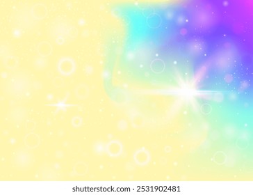 Rainbow Gradient. Purple Magic Hologram. Princess Invitation. Iridescent Colorful Effect. Pink Abstract Pattern. Lilac Girlish Background. Girl Glitter. Neon Rainbow Gradient.