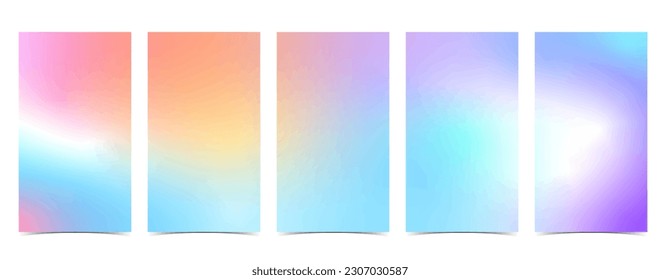 rainbow gradient for social media background
