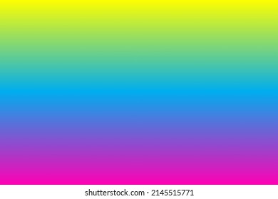 rainbow gradient. yellow, green, blue, purple, pink background. good for theme, presentation, layout, web, etc.