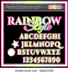 Rainbow Graphic Style