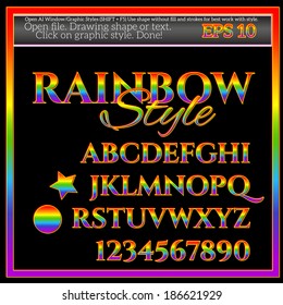 Rainbow Graphic Style