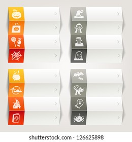 Rainbow - Halloween icons / Navigation template