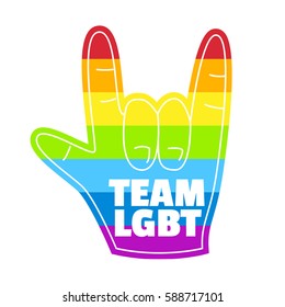 rainbow hand,love wins,gay pride,love gesture foam hand,lgbt