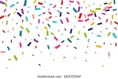 Rainbow Happy Dust Pattern. Splash Illustration. Dust Happy Texture. Rainbow Invitation Card.