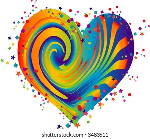 Rainbow Heart