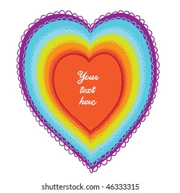 rainbow heart