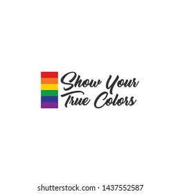 Rainbow Heart Flag Colored LGBT Pride for Lesbian Gay Bisexual and Transgender Vector Template Design Element