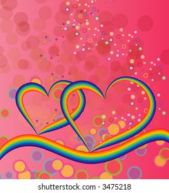 Rainbow Hearts