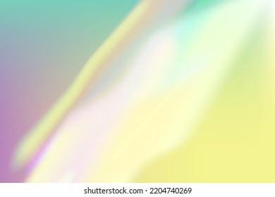 Rainbow-Highlights auf schwarzem Hintergrund.Glare oder Reflexion aus Wasser und Glas.Glitzerne Partikel für soziale Hintergründe, Produktpräsentationen, Fotoaufnahmen.