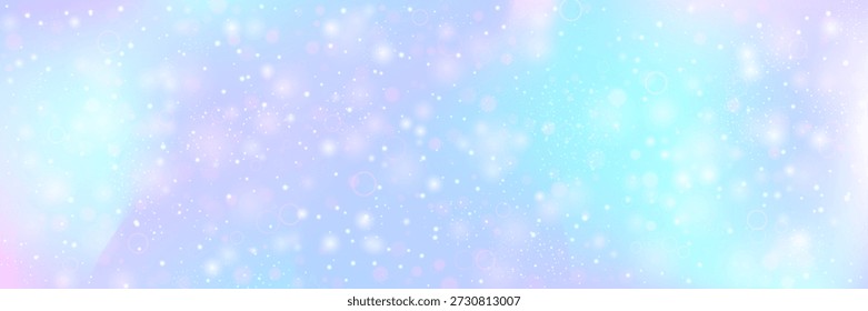 Holograma do Arco-íris. Padrão Kawaii Rosa E Bonito Gradiente De Unicórnio. Fundo de fadas roxo. Luz De Doce Cósmico Com Textura De Brilho Holográfico. Holograma Arco-Íris Azul.