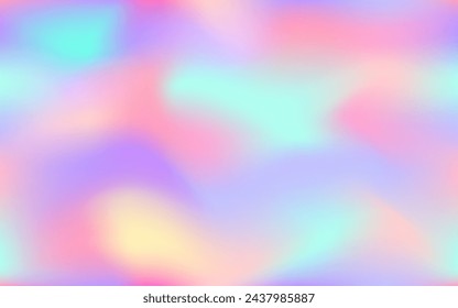 Rainbow holographic colorful vector background. Trendy shiny foil holo wallpaper, neon illustration for cover, backgrounds, decor.