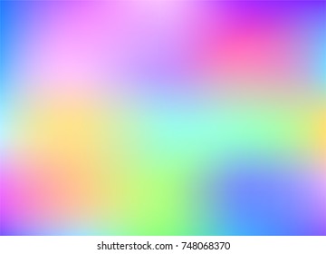 Rainbow holographic gradient background