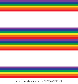 Rainbow Horizontal striped seamless pattern background suitable for fashion textiles, graphics