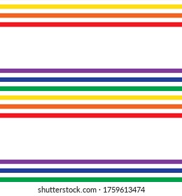 Rainbow Horizontal striped seamless pattern background suitable for fashion textiles, graphics