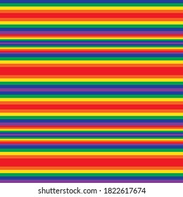 Rainbow Horizontal striped seamless pattern background suitable for fashion textiles, graphics
