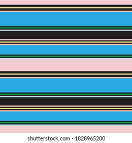 Rainbow Horizontal striped seamless pattern background suitable for fashion textiles, graphics