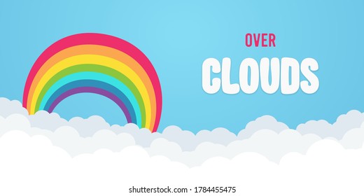Icono arcoiris. Espectro de arco. Ilustración del logotipo