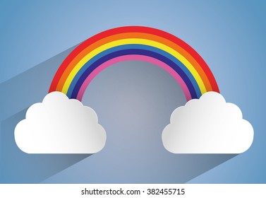 Rainbow icon design 