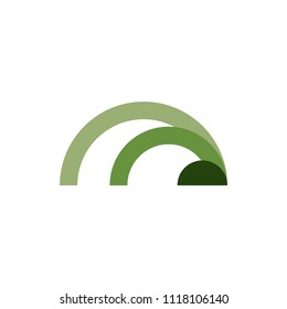 Rainbow Icon Flat Vector Illustration