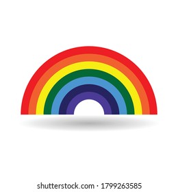 Rainbow icon. Great vectors for social media, web, computers, laptops, applications etc.