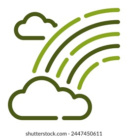 Rainbow Icon Illustration, for web, app, infographic, etc