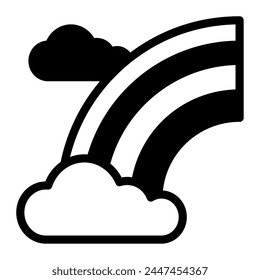 Rainbow Icon Illustration, for web, app, infographic, etc