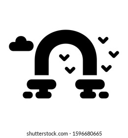 rainbow icon isolated sign symbol vector illustration - high quality black style vector icons
