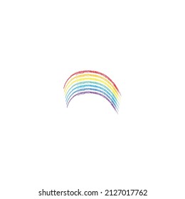Icono de arco iris plantilla de diseño ilustración vector