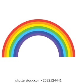 rainbow icon.  and rainbow icon. Rainbow icon on white background. Vector icon.