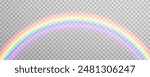 Rainbow icon, rainbow.Raindrops on transparent background. Storm with rain and white cloud isolated on transparent background. Downpour, hail rainy weather. png