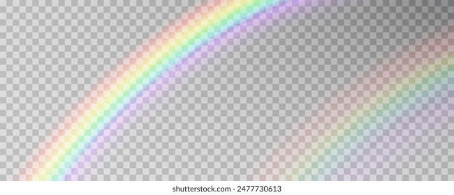 Rainbow icon, rainbow.Raindrops on transparent background. Storm with rain and white cloud isolated on transparent background. Downpour, hail rainy weather. png