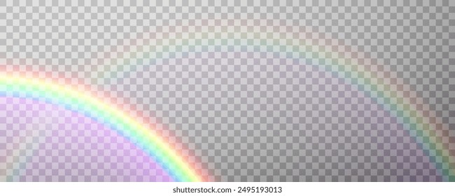 Rainbow icon, rainbow.Raindrops on transparent background. Storm with rain and white cloud isolated on transparent background. Downpour, hail rainy weather. png