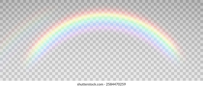 Rainbow icon, rainbow.Raindrops on transparent background. Storm with rain and white cloud isolated on transparent background. Downpour, hail rainy weather. png