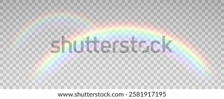 Rainbow icon, rainbow.Raindrops on transparent background. Storm with rain and white cloud isolated on transparent background. Downpour, hail rainy weather. png
