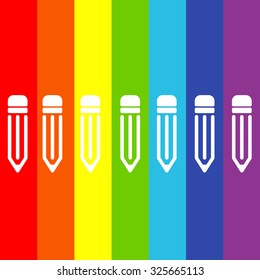 rainbow icon, spectrum icon