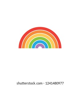 Rainbow Icon, Rainbow Spectrum, ROYGBIV, Rainbow Illustration, Pride Symbol, Pride Flag, Pride Vector, Colorful Rays, Vector Illustration Background