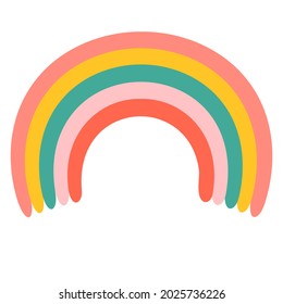 Rainbow icon vector. bow illustration sign collection. iris symbol or logo.