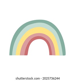 Rainbow icon vector. bow illustration sign. iris symbol or logo.
