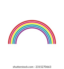 rainbow icon vector illustration design