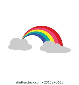 rainbow icon vector illustration design