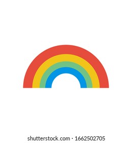 rainbow icon vector for your design