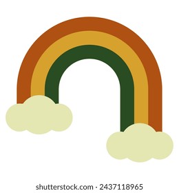 Regenbogen-Symbol für Web, App, Infografik, etc