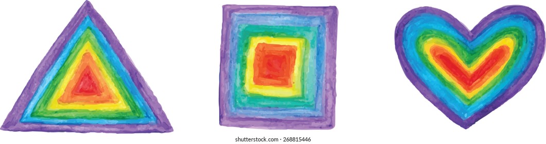 Rainbow icons